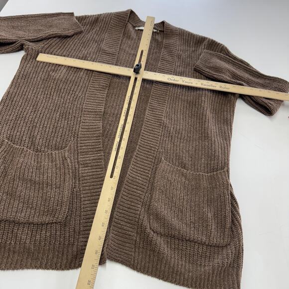 Andree by Unit Sweater Womens Small Open Front Acrylic Pockets Cozy Cardigan - Picture 6 of 6